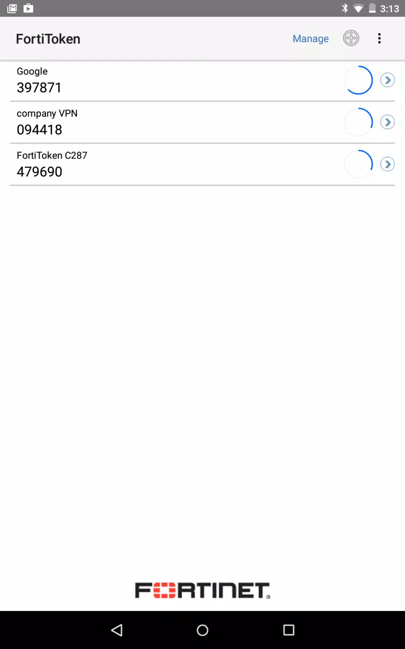 FortiToken Mobile Captura de tela 3