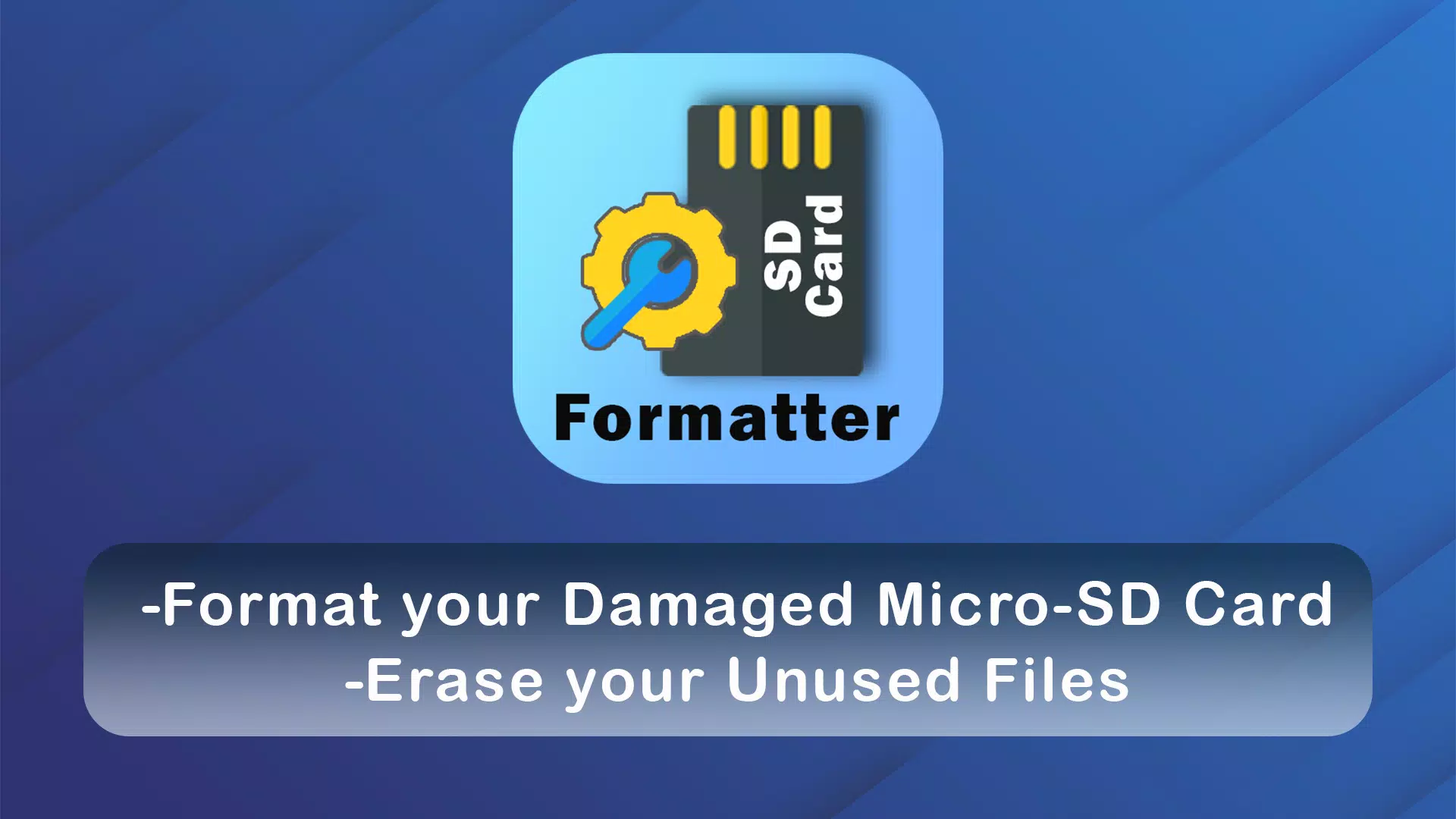 Micro SD Card formatter Скриншот 1