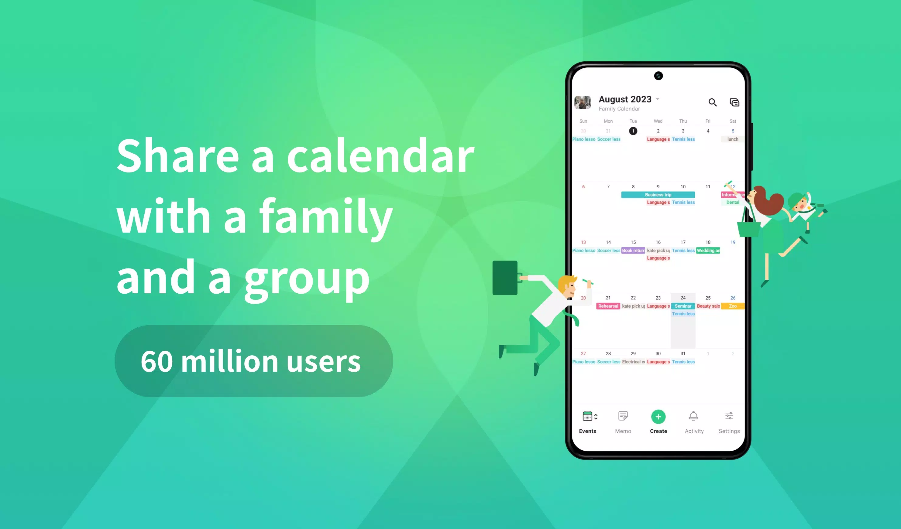 TimeTree - Calendrier partagé Capture d'écran 1