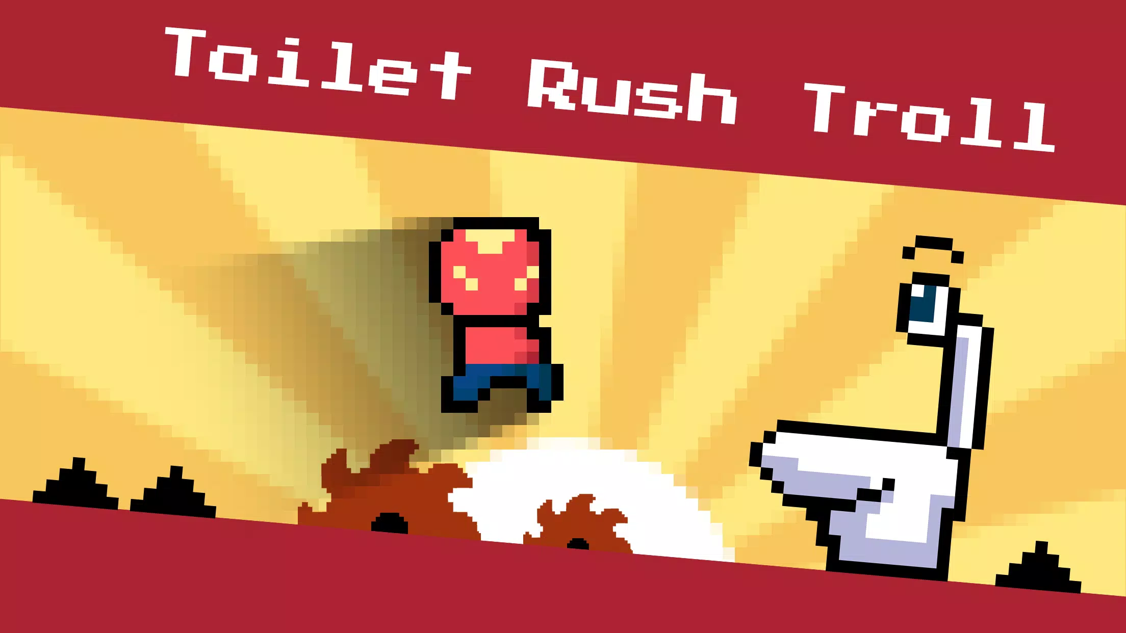 Toilet Rush Troll स्क्रीनशॉट 1