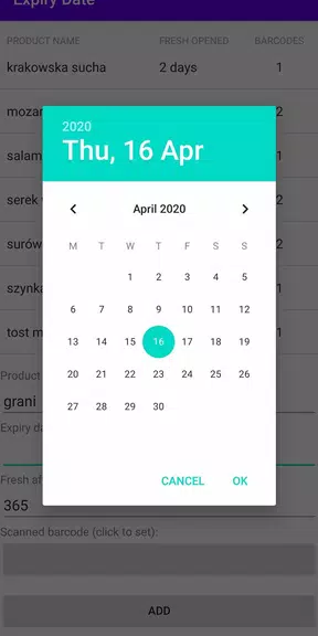 Expiry Date Zrzut ekranu 3