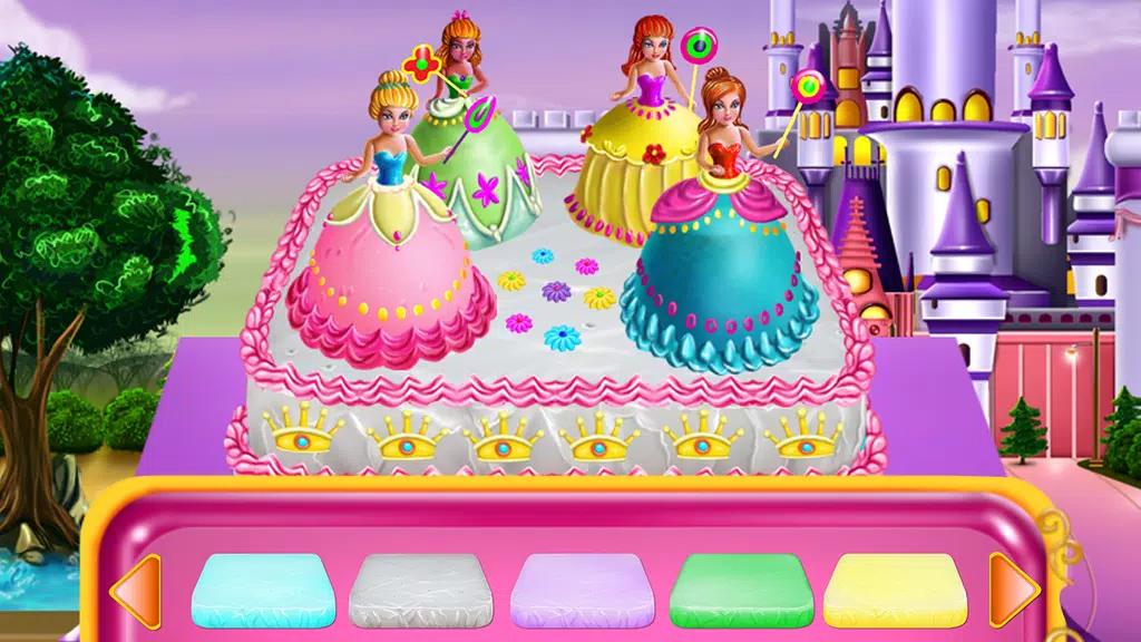 Princesses Cake Cooking ภาพหน้าจอ 3