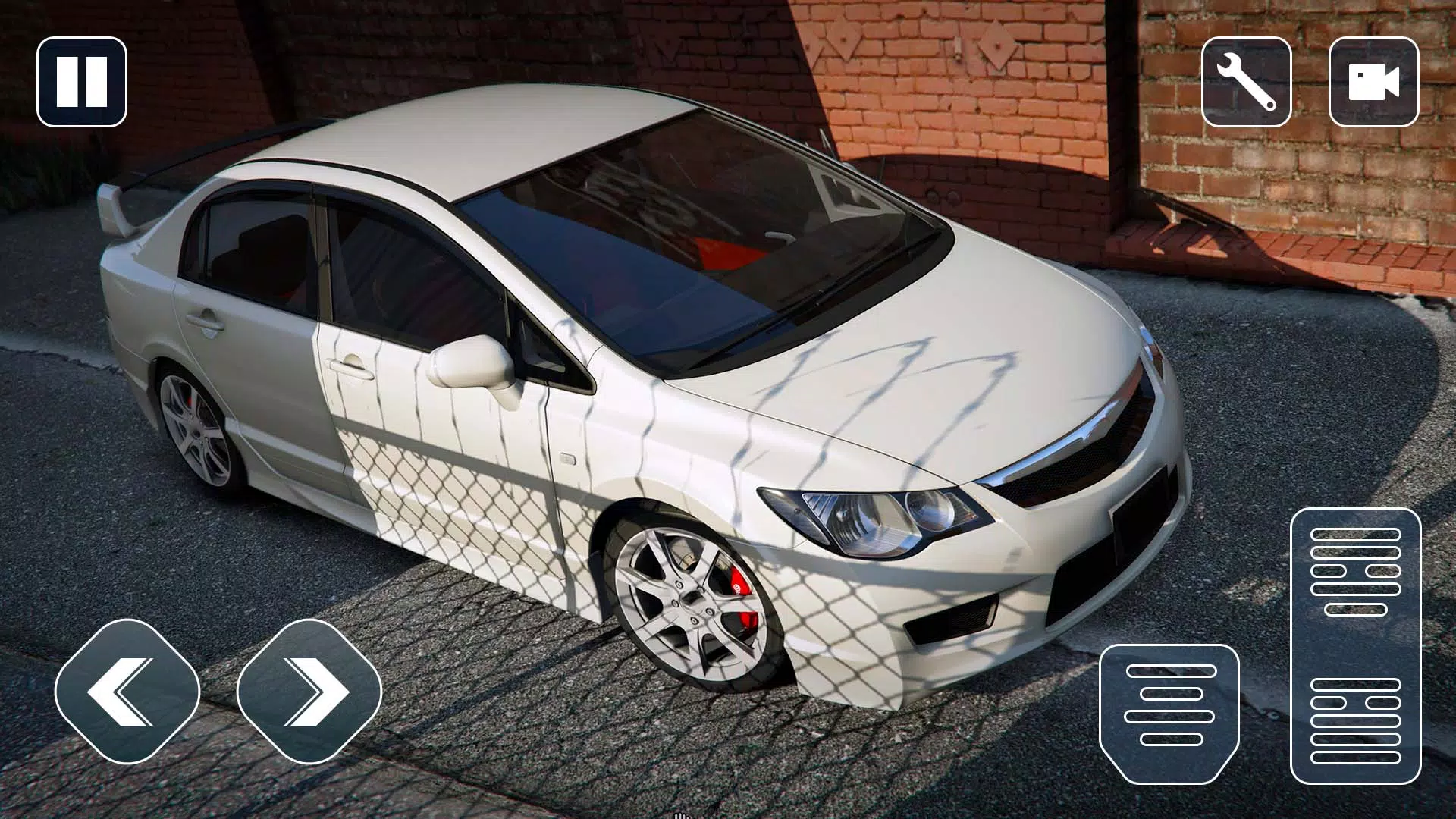 Furious Civic Car City Race Captura de pantalla 2