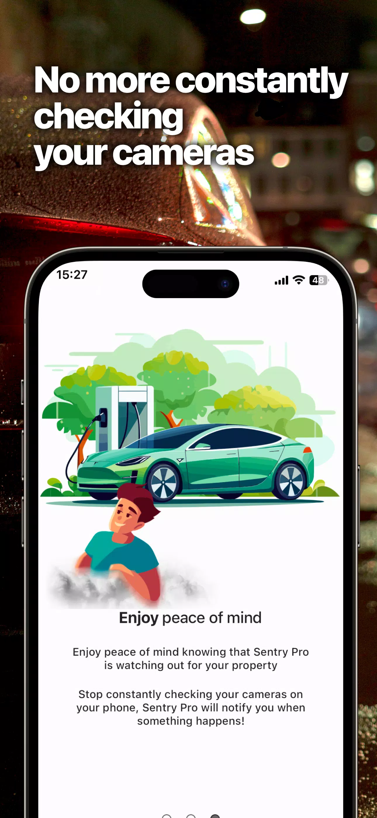 Schermata Sentry Pro—Tesla Notifications 4