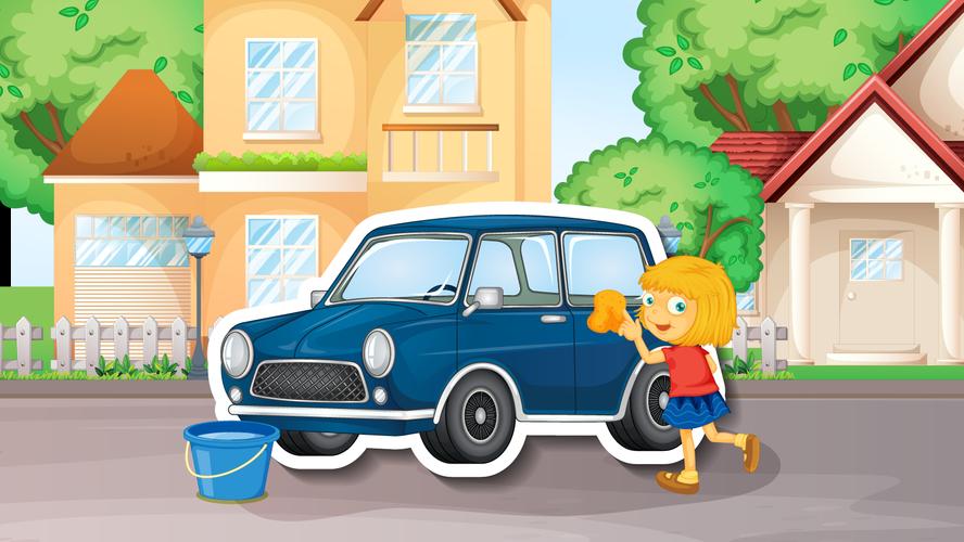 Car Wash Game For Kids Offline スクリーンショット 2