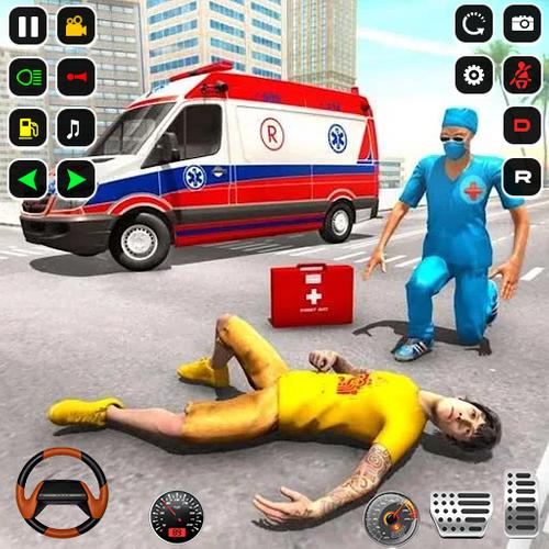 Police Rescue Ambulance Games スクリーンショット 1