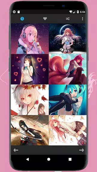 Beauty Anime Girls Wallpapers ဖန်သားပြင်ဓာတ်ပုံ 1