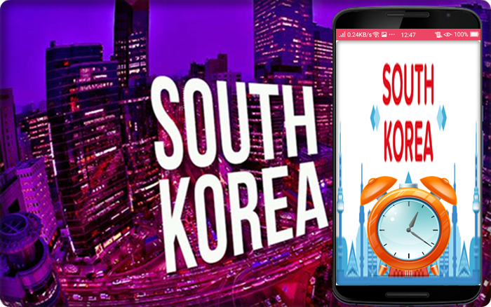 South Korea time 스크린샷 1