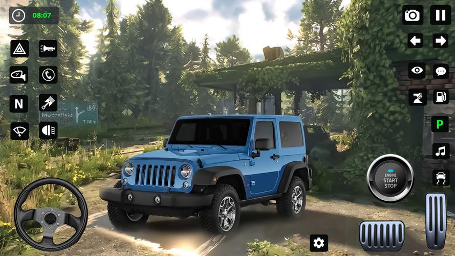 Long Road Trip Car Simulator Schermafbeelding 2