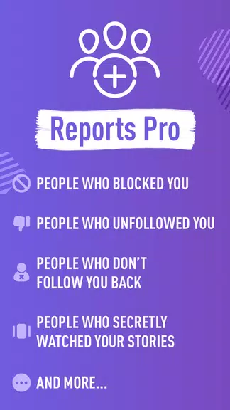 Reports Pro for Instagram Ảnh chụp màn hình 1