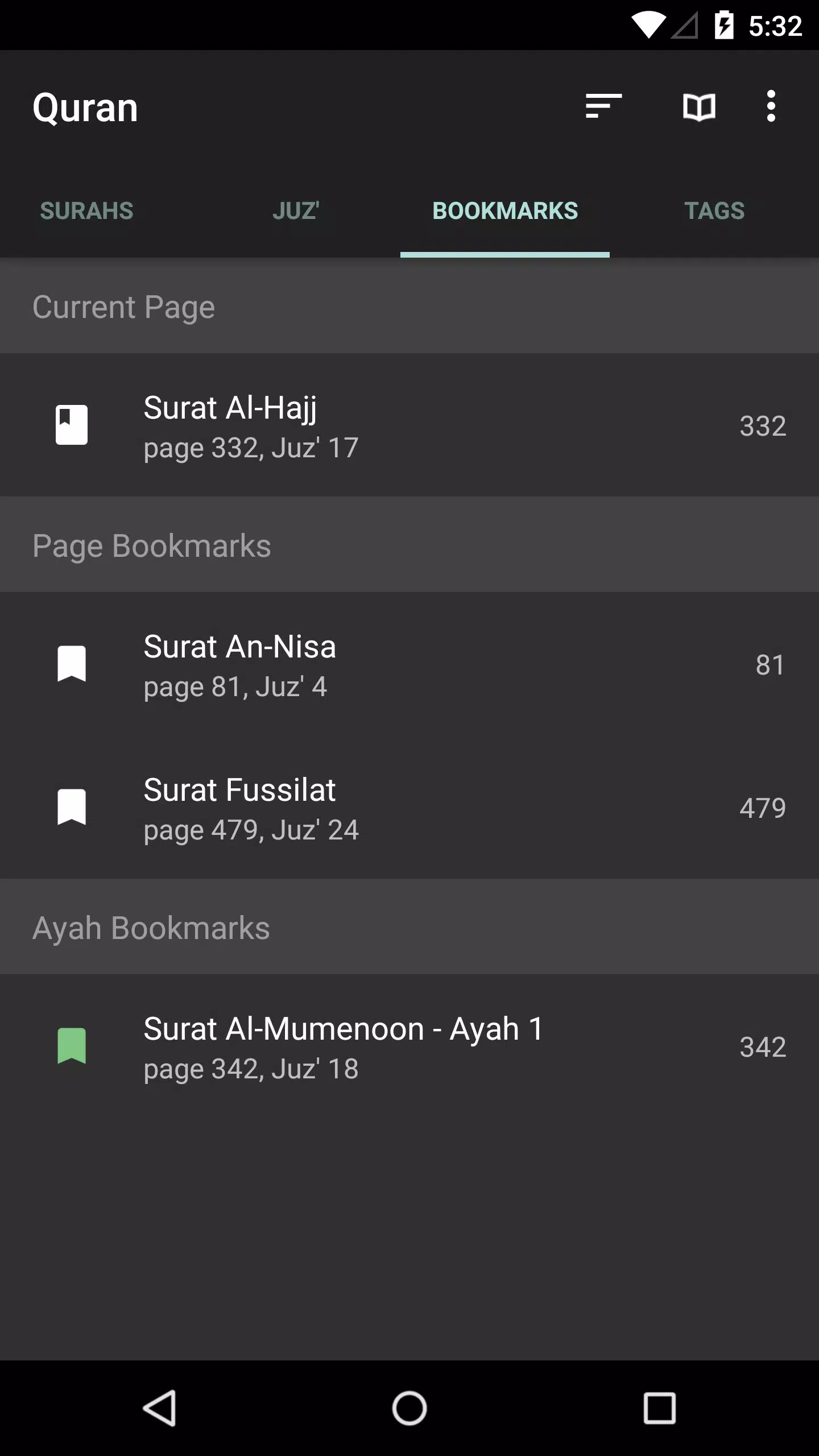 Quran for Android Captura de tela 3