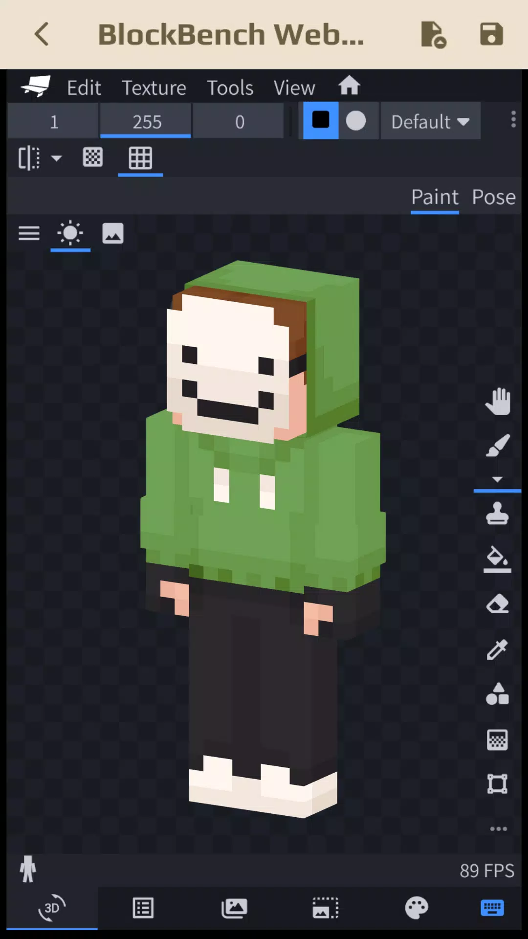 MC Skin Editor for Minecraft Schermafbeelding 2