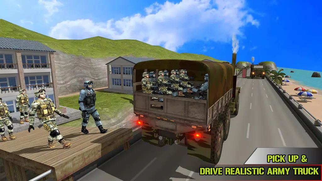 US Army Transporter Truck Game應用截圖第1張