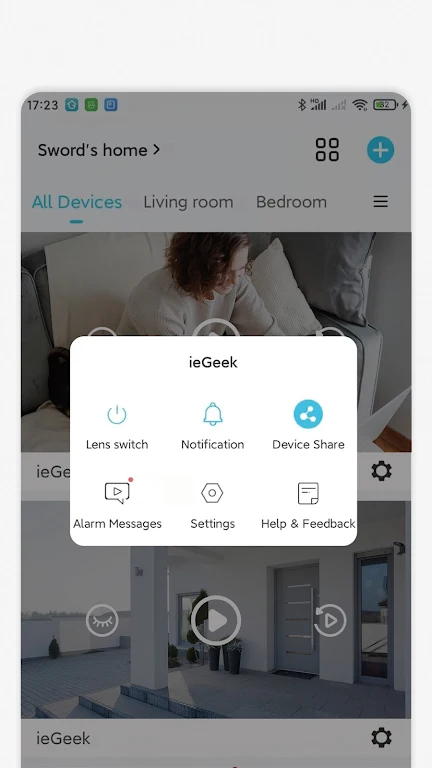 Schermata ieGeek Cam 2