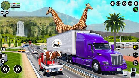 Animal Transport Truck Driving Schermafbeelding 3