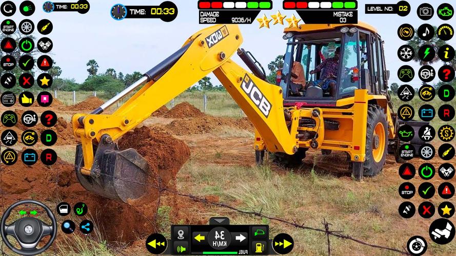 Real Snow Excavator - JCB Скриншот 2