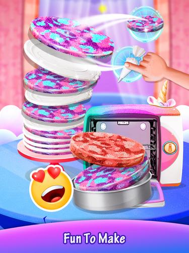 Galaxy Unicorn Cake Ảnh chụp màn hình 2