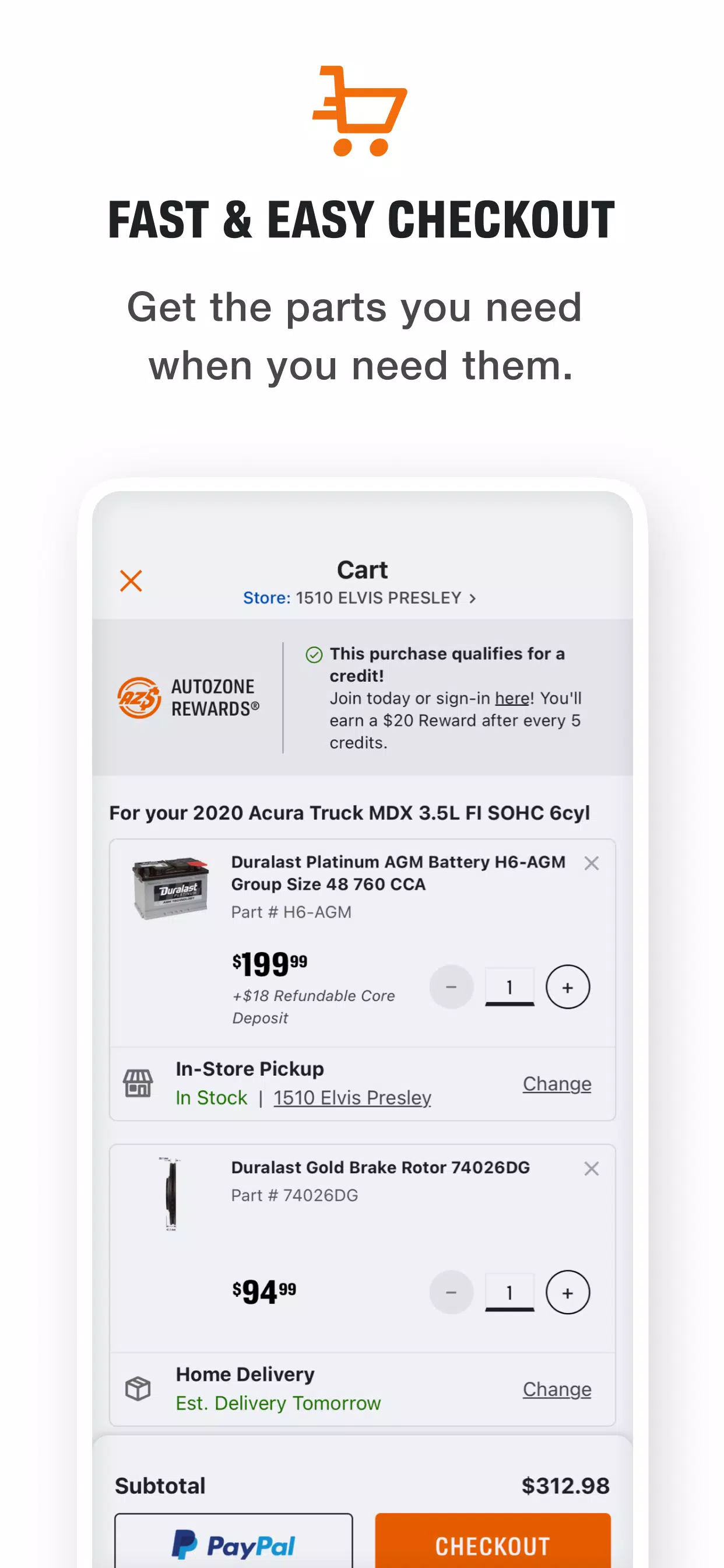 AutoZone ဖန်သားပြင်ဓာတ်ပုံ 2