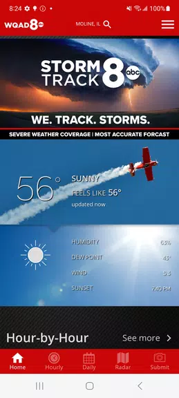 WQAD Storm Track 8 Weather應用截圖第1張