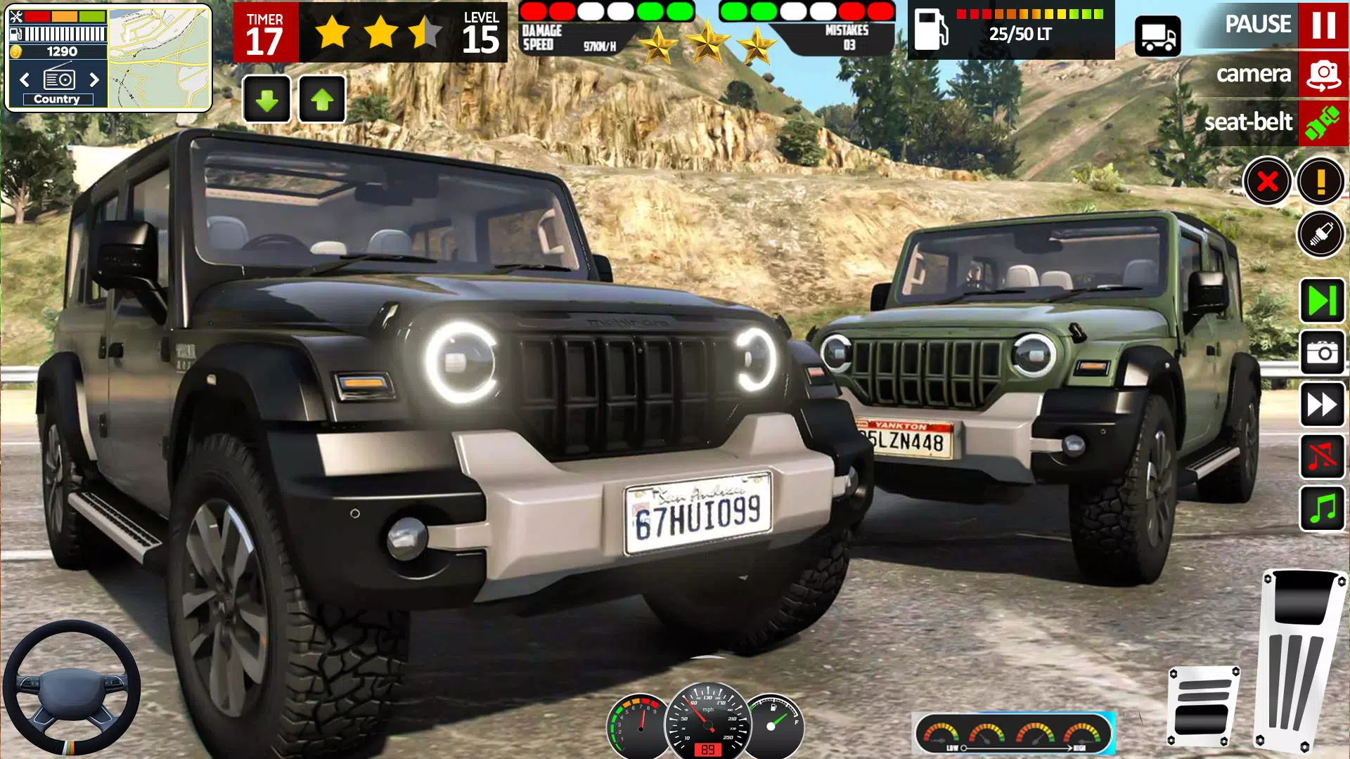 Offroad Jeep Game Simulator 3d スクリーンショット 3