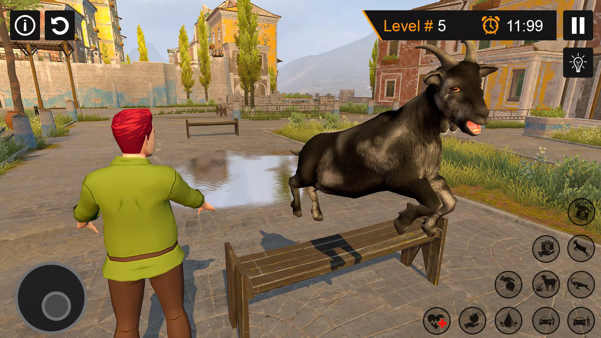 angry goat: animal sim Ảnh chụp màn hình 1