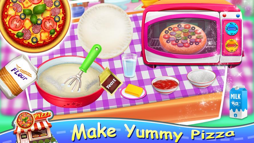 Pizza Burger - Cooking Games 스크린샷 1