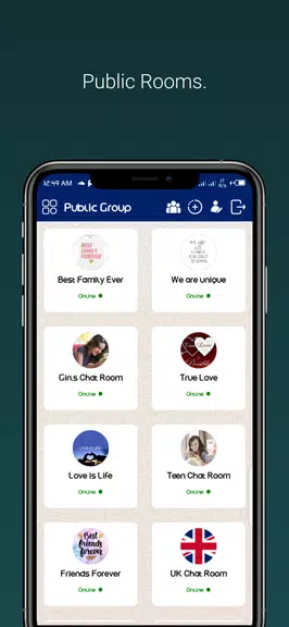 UK Chat - Group Chat Rooms Ảnh chụp màn hình 1