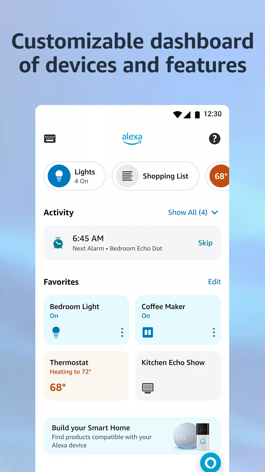 Schermata Amazon Alexa 1