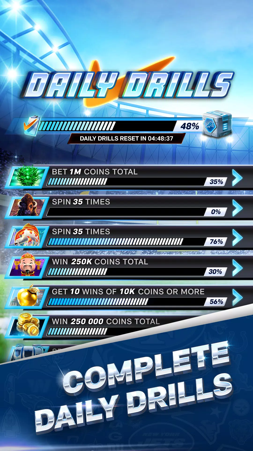 NFL Super Bowl Slots應用截圖第4張