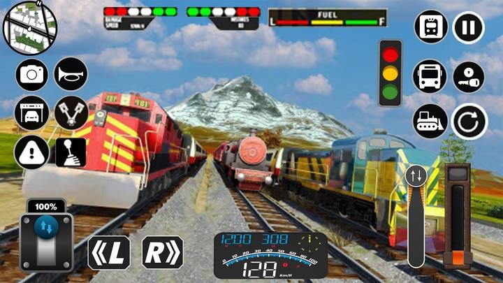 Indian Train Racing Games Schermafbeelding 3