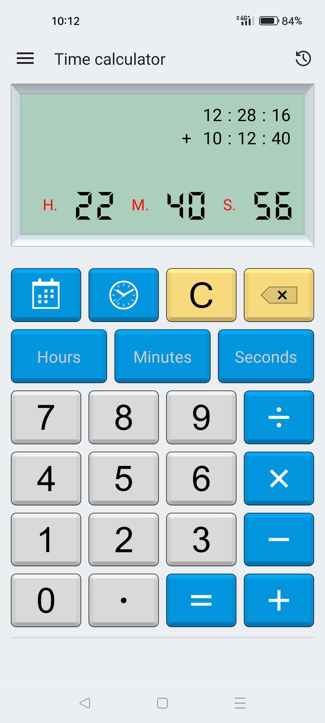 Schermata Date & time calculator 3