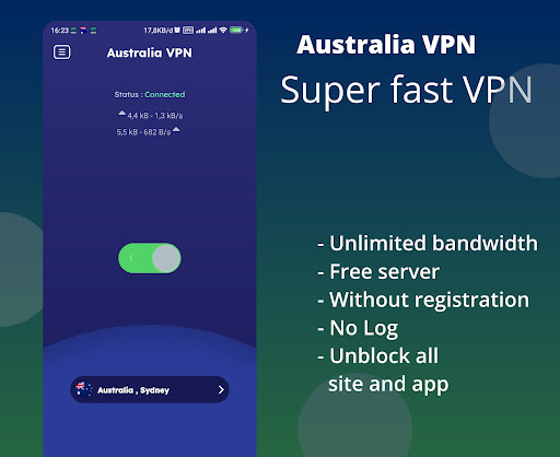 Australia VPN - Fast Proxy VPN Capture d'écran 1