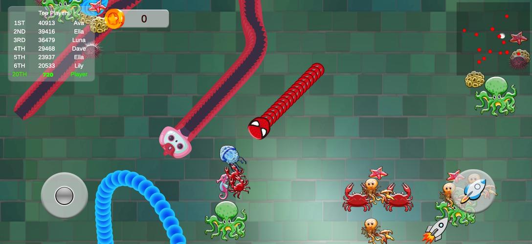 Snake Zone.io Slither Worm スクリーンショット 2