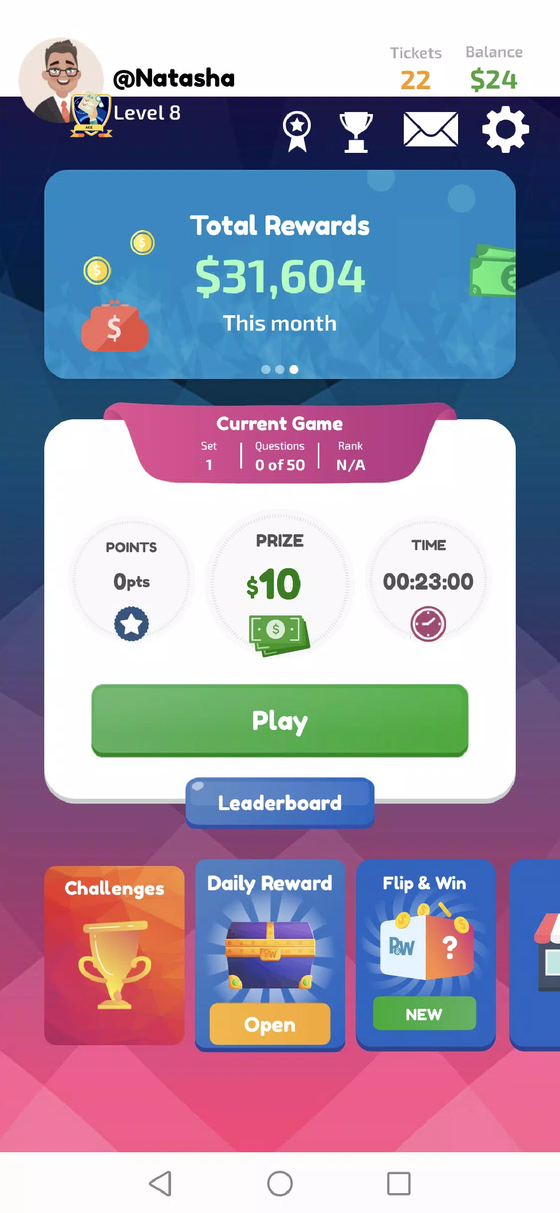 Play and Win Screenshot 1