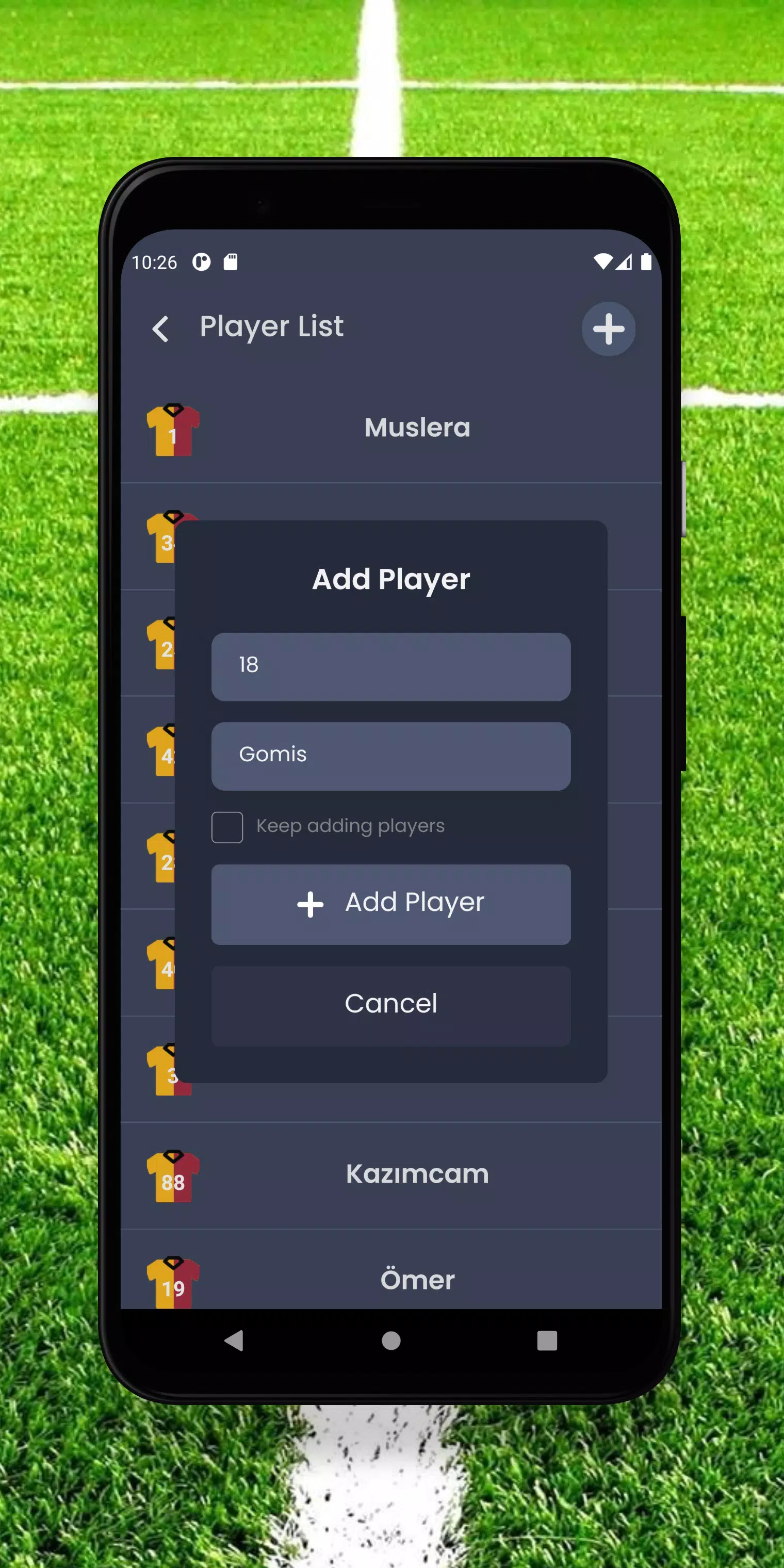 Lineupper - Lineup Builder Captura de pantalla 4
