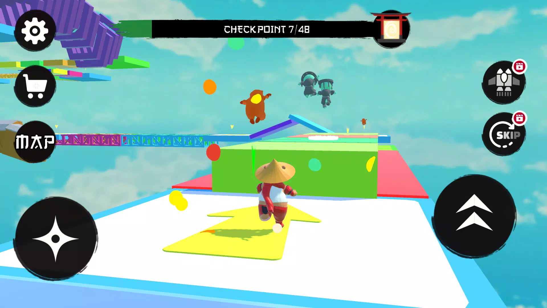 Parkour Capybara: Only Jump Up ဖန်သားပြင်ဓာတ်ပုံ 2
