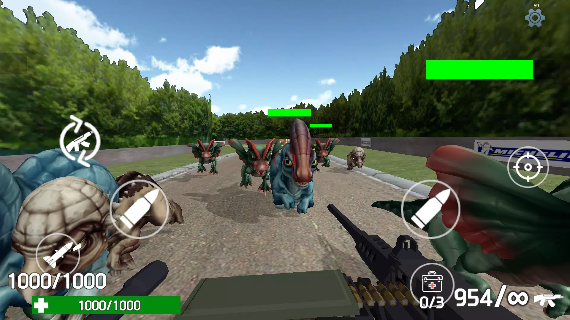 Dinosaur Park: Jurassic Chase Captura de pantalla 3