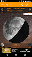 Moon Phase Widget Tangkapan skrin 1