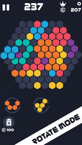Hexa Brick: Hexagon Block 1010 Скриншот 1
