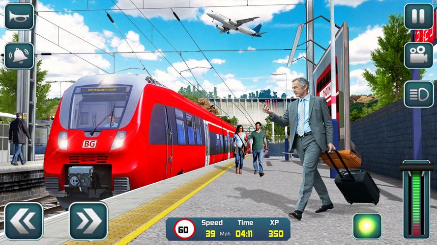 Euro Train Driver Train Games Screenshot 2