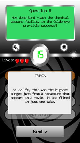 James Bond: Ultimate Fan Quiz スクリーンショット 4