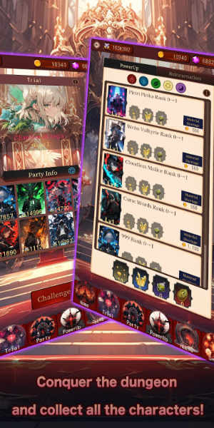 Idle RPG Night Raid Dungeon Captura de pantalla 3