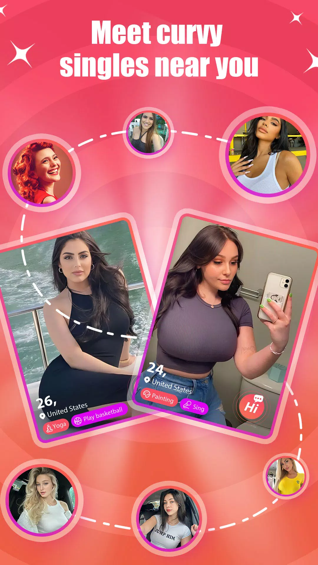 HELO: MAKE FRIENDS NEARBY स्क्रीनशॉट 1