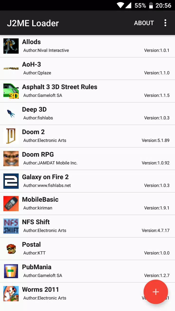 J2ME Loader Ekran Görüntüsü 1