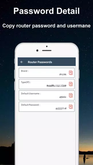 Default WiFi Router Passwords Tangkapan skrin 4
