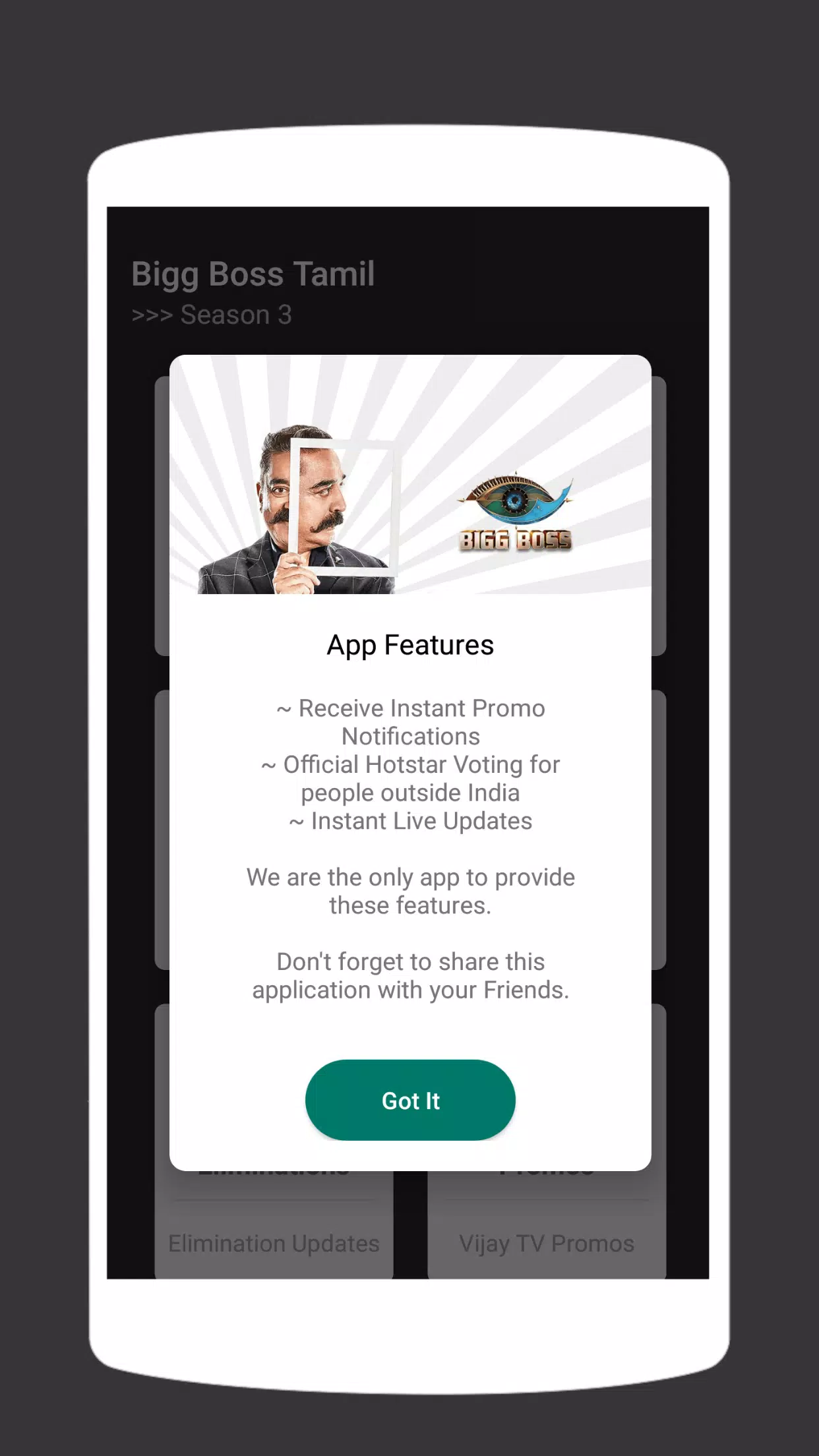 Bigg Boss Tamil - Season 3應用截圖第3張
