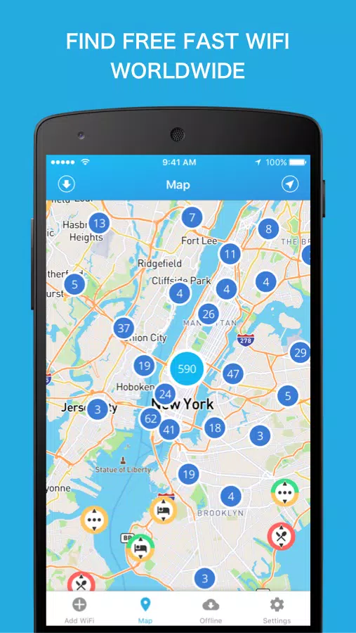 WiFi Finder - WiFi Map應用截圖第1張