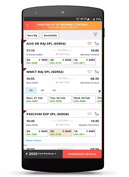 IRCTC Rail Connect ภาพหน้าจอ 4