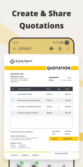 GimBooks: Invoice, Billing App Captura de pantalla 3