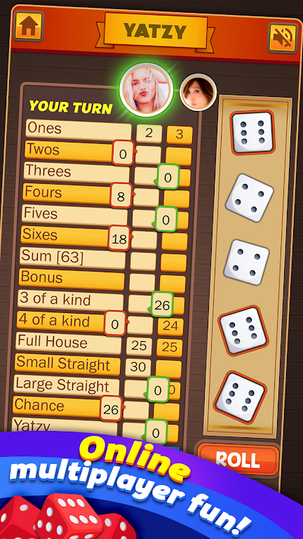 Yatzy Dice with Friends應用截圖第4張